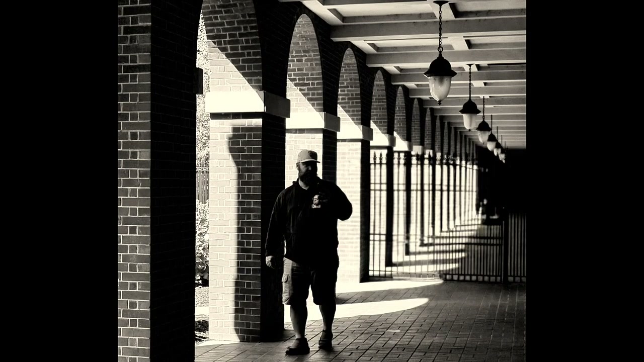 Black and white street photograph by Marc Anthony