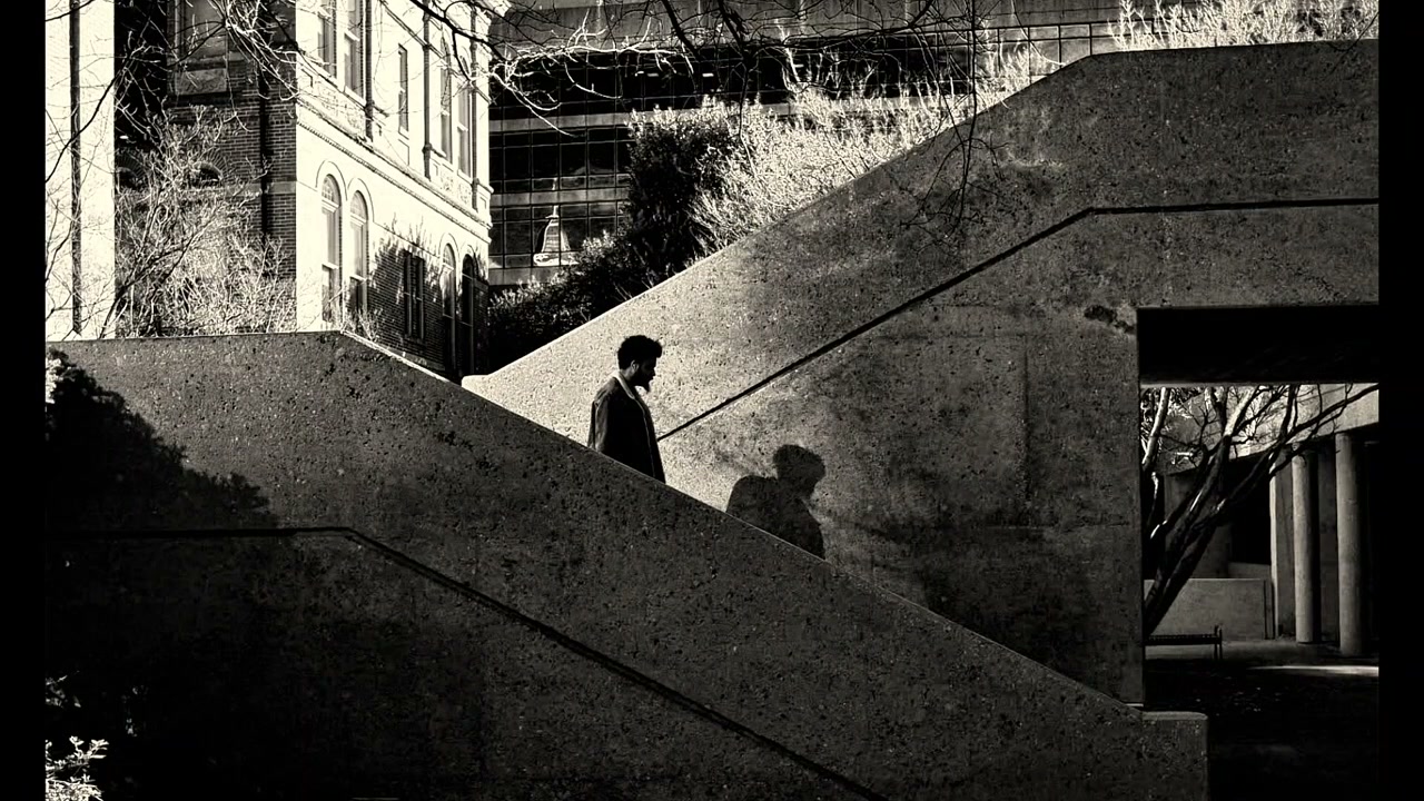 Black and white street photograph by Marc Anthony