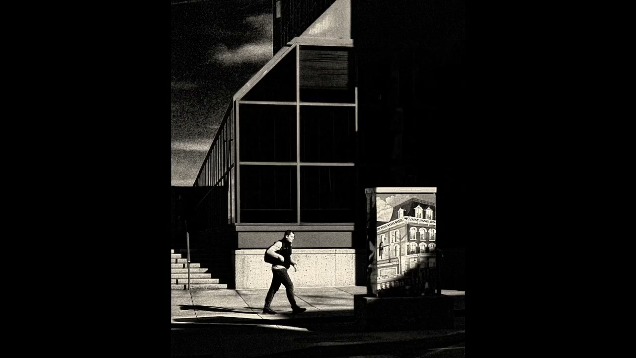 Black and white street photograph by Marc Anthony