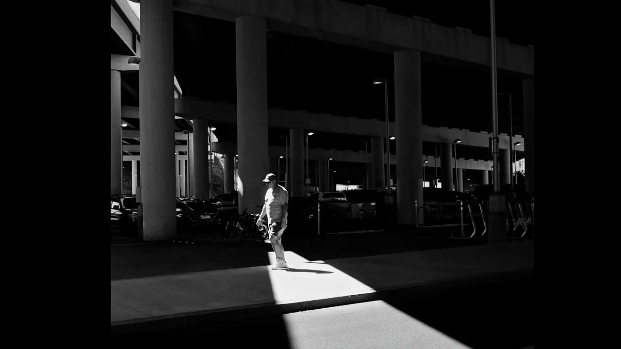 Black and white street photograph by Marc Anthony