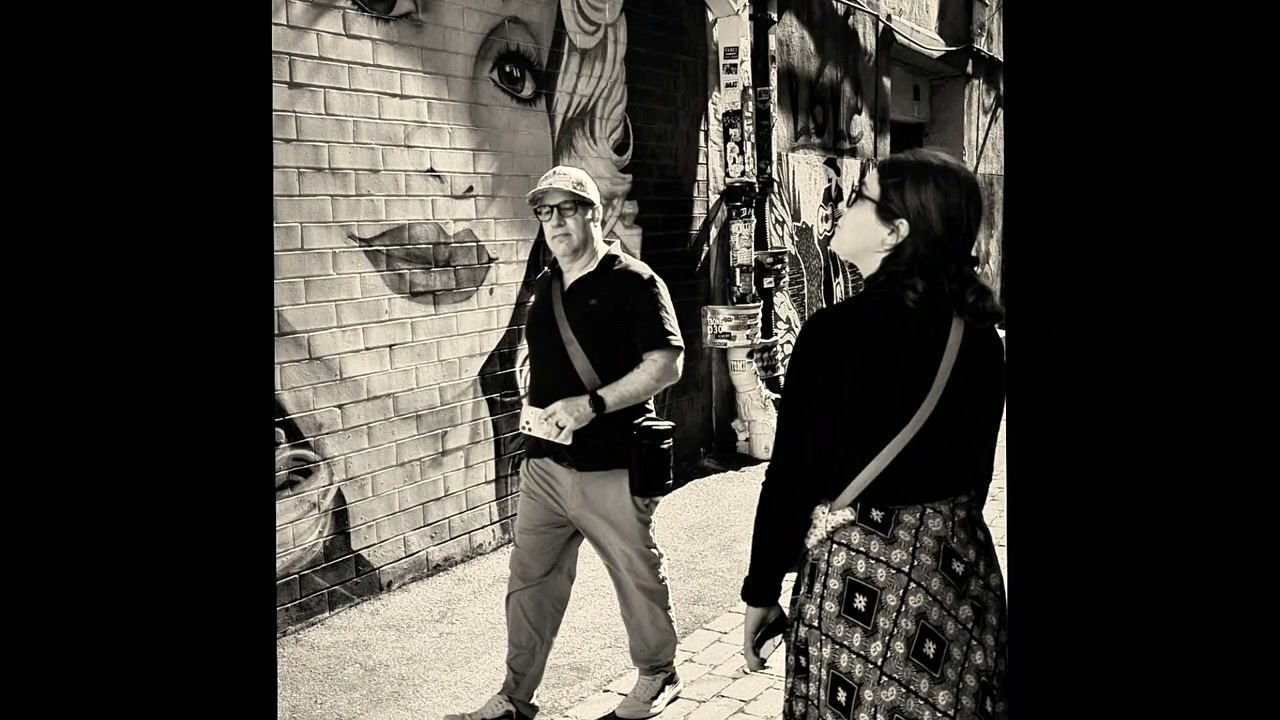 Black and white street photograph by Marc Anthony