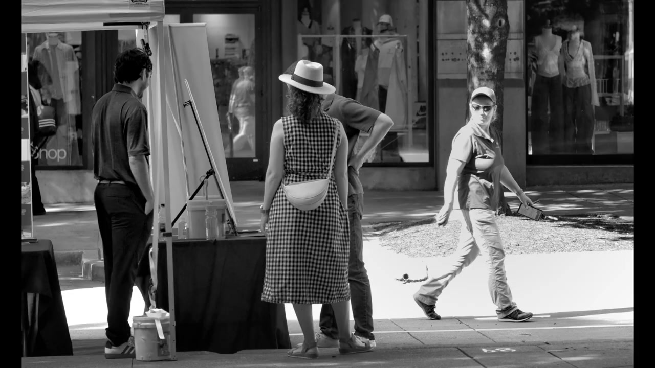 Black and white street photograph by Marc Anthony