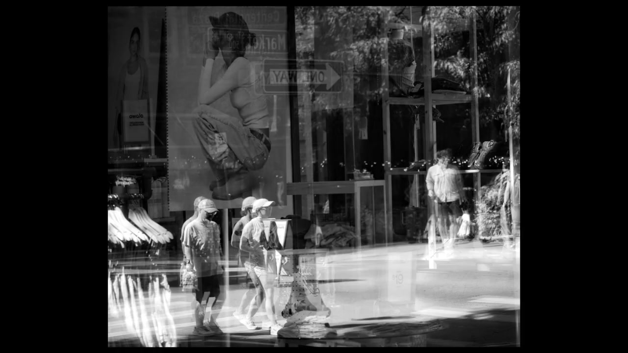 Black and white street photograph by Marc Anthony