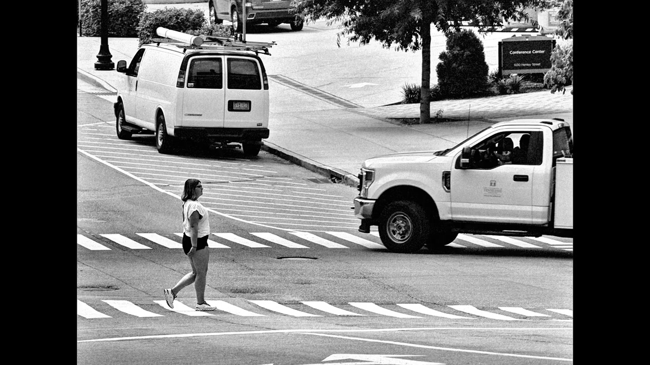Black and white street photograph by Marc Anthony
